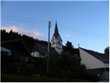 Sele pri Cerkvi / Zell - Pfarre - Koča pod Košuto / Koschutahaus